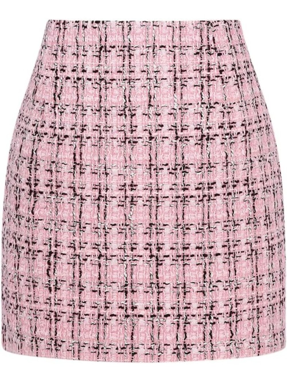 Cozy Wool Plaid Mini Skirt for Women | High Waisted Bodycon Fall/Winter Fashion